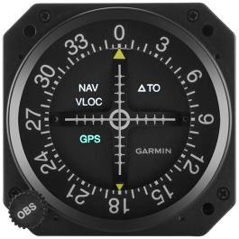 GI-106B Indicator, VOR/LOC/GS/GPS CDI, From Garmin, Gmn-013-00593-00