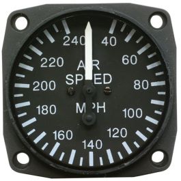 Airspeed, 2 1/4 inch 40-240 mph, from UMA, uma-16-210-240