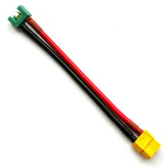 XT60 Male to Multiplex Battery Charge Lead Adapter, 12 AWG